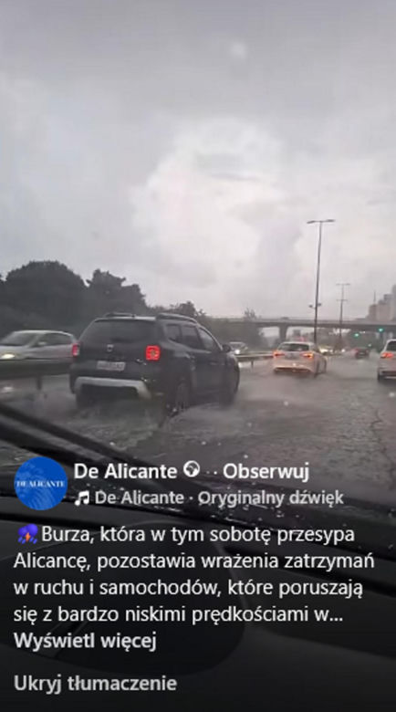 Powódź w Hiszpanii