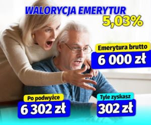 Waloryzacja emerytur wyższa niż zakładał rząd. Minimalna emerytura wzrośnie o ponad 90 złotych