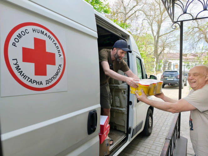 Pomoc dla Chersonia w Ukrainie