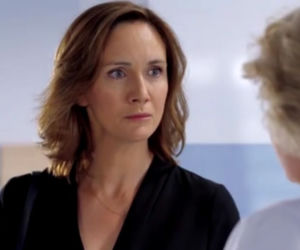 Na dobre i na złe odc. 716. Kasia Smuda (Ilona Ostrowska), Barbara Wilczewska (Agnieszka Pilaszewska)
