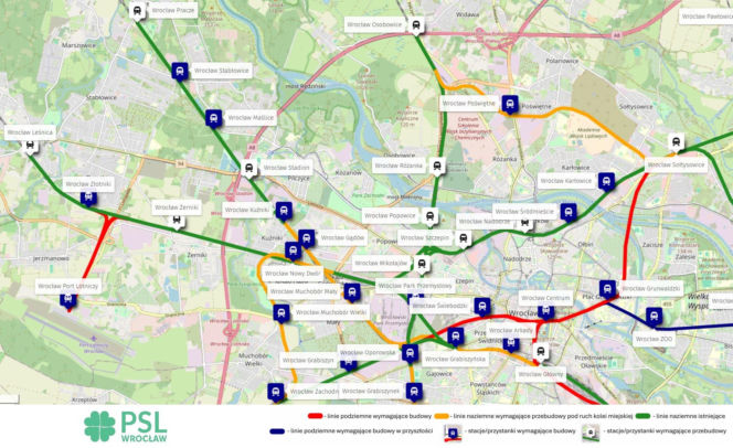 Koncepcja budowy metra we Wrocławiu
