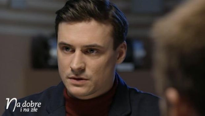 Na dobre i na złe odc. 568. Krzysztof Radwan (Mateusz Damięcki)