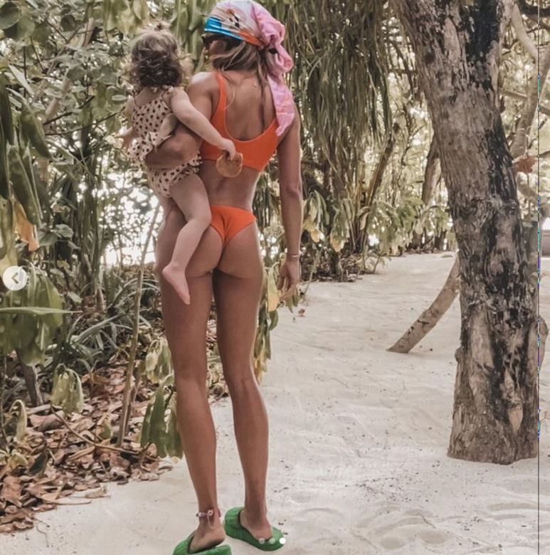 Anna Lewandowska na wakacjach