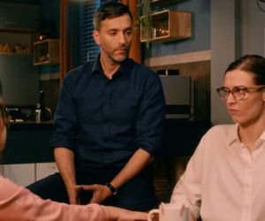 rzydUla 2 odc. 83. Julka (Maria Włodkowska), Marek (Filip Bobek), Ula (Julia Kamińska)
