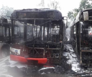 Nowy Sącz. Znowu pożar w miejskim autobusie! W środku byli pasażerowie
