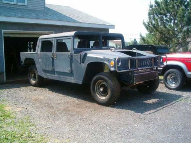 stary ford f-150 zamieniony w hummer-a h1