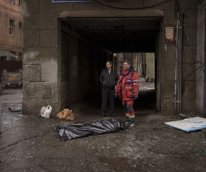 Ukraina. Ostrzał rakietowy miasta Charków