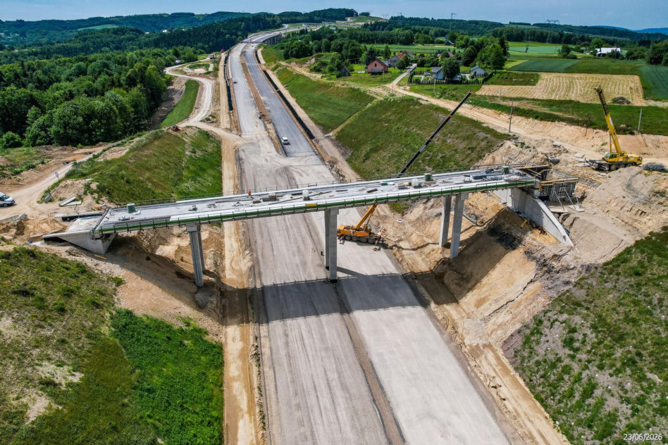 Budowa S19 - Babica Jawornik z najwyższą estakadą w Polsce