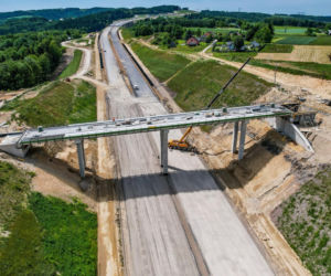Budowa S19 - Babica Jawornik z najwyższą estakadą w Polsce