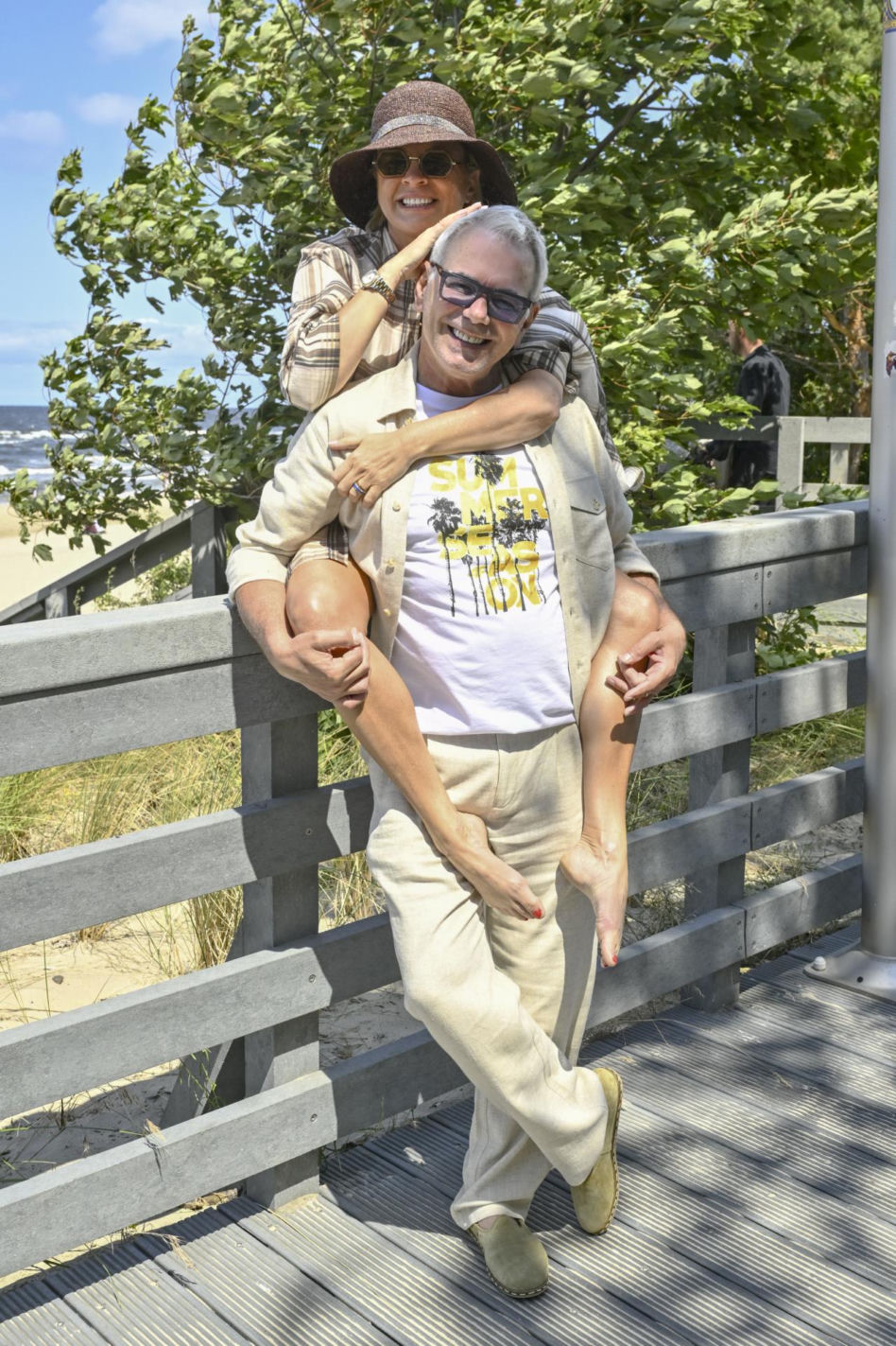 Monika i Robert Janowscy szaleli w Międzyzdrojach. Ależ oni się kochają!