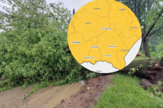 W regionie świętokrzyskim może zagrzmieć i solidnie popadać