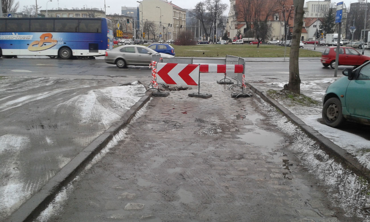 Dziura przy placu Wróblewskiego
