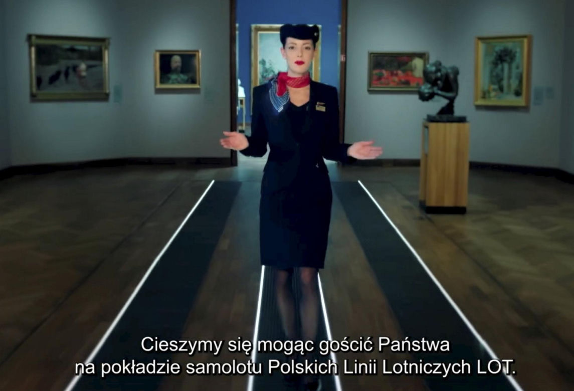 Niecodzienna współpraca LOT i Muzeum Narodowego 