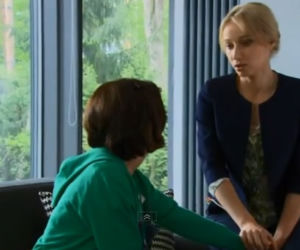 M jak miłość odc. 1084. Kinga (Katarzyna Cichopek), Beata Lubińska (Joanna Orleańska)