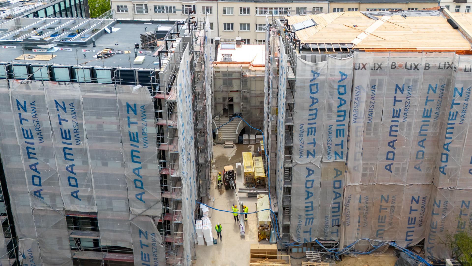 Budowa Muzeum Getta Warszawskiego - kwiecień 2026