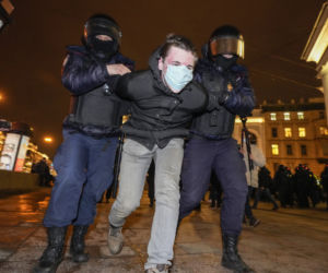 Protesty w Rosji przeciwko wojnie na Ukrainie 