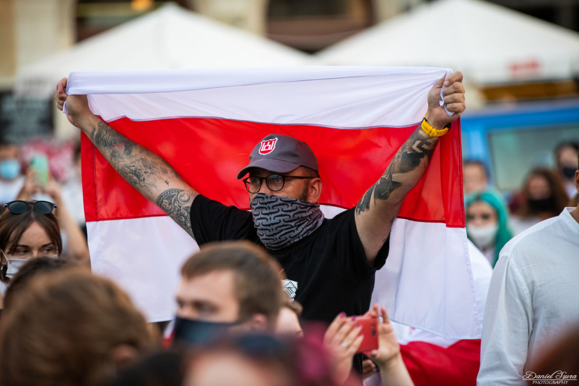 Kraków solidarny z Białorusią