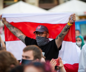 Kraków solidarny z Białorusią