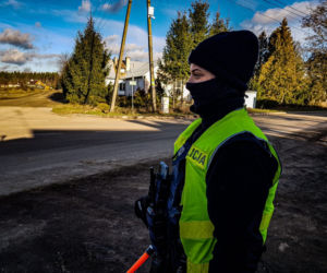 Policjantki na granicy polsko-białoruskiej