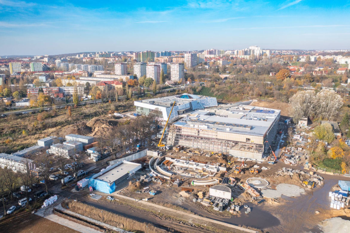 Budowa Fabryki Wody - listopad 2021