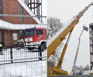 Pożar kościoła w Lublinie. Znika charakterystyczna wieża. Serce boli