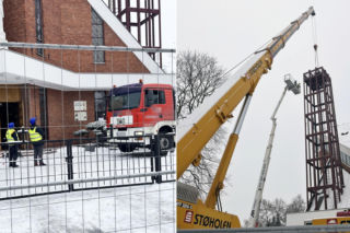 Pożar kościoła w Lublinie. Znika charakterystyczna wieża. Serce boli