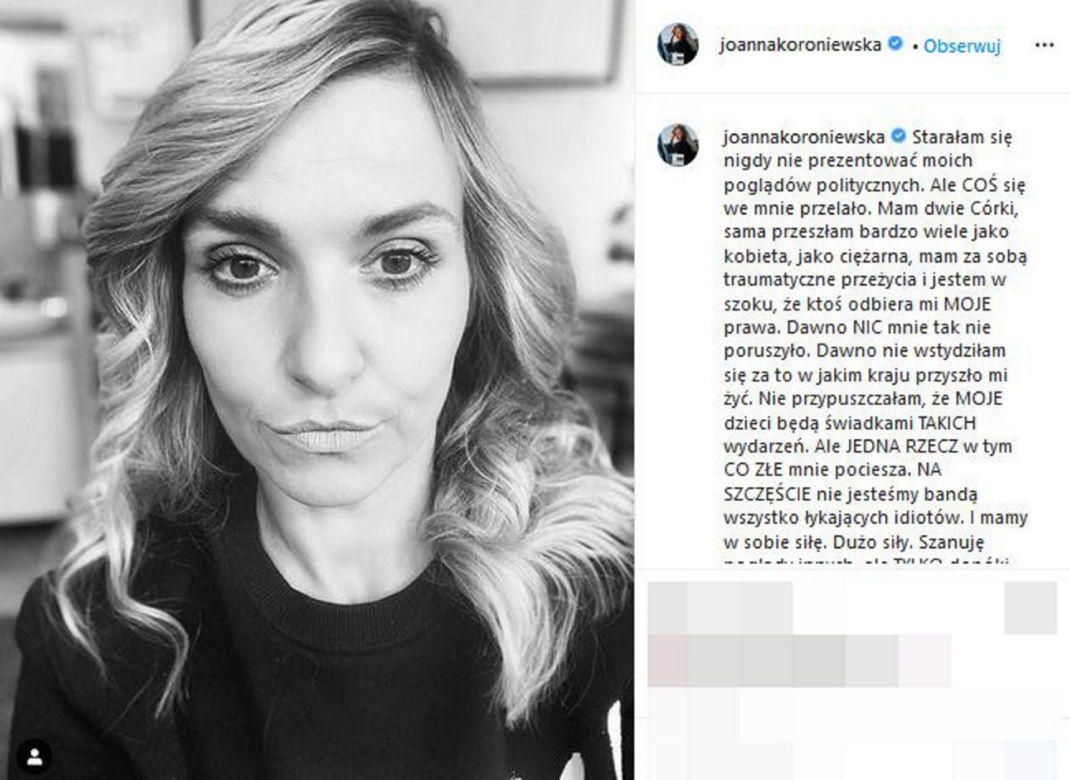 Joanna Koroniewska poroniła 6 razy