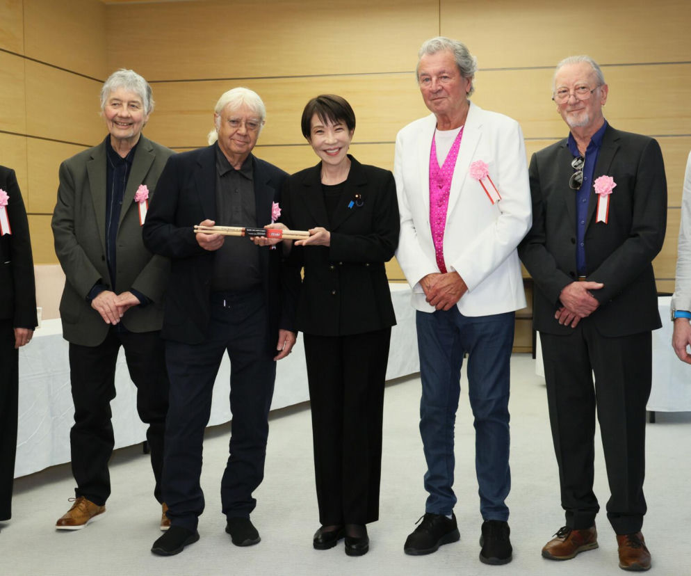 Deep Purple spotkali się z premier Japonii! “Jesteście moimi Bogami”