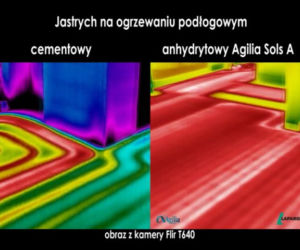 Jastrych na ogrzewaniu podłogowym. Badanie termowizyjne.