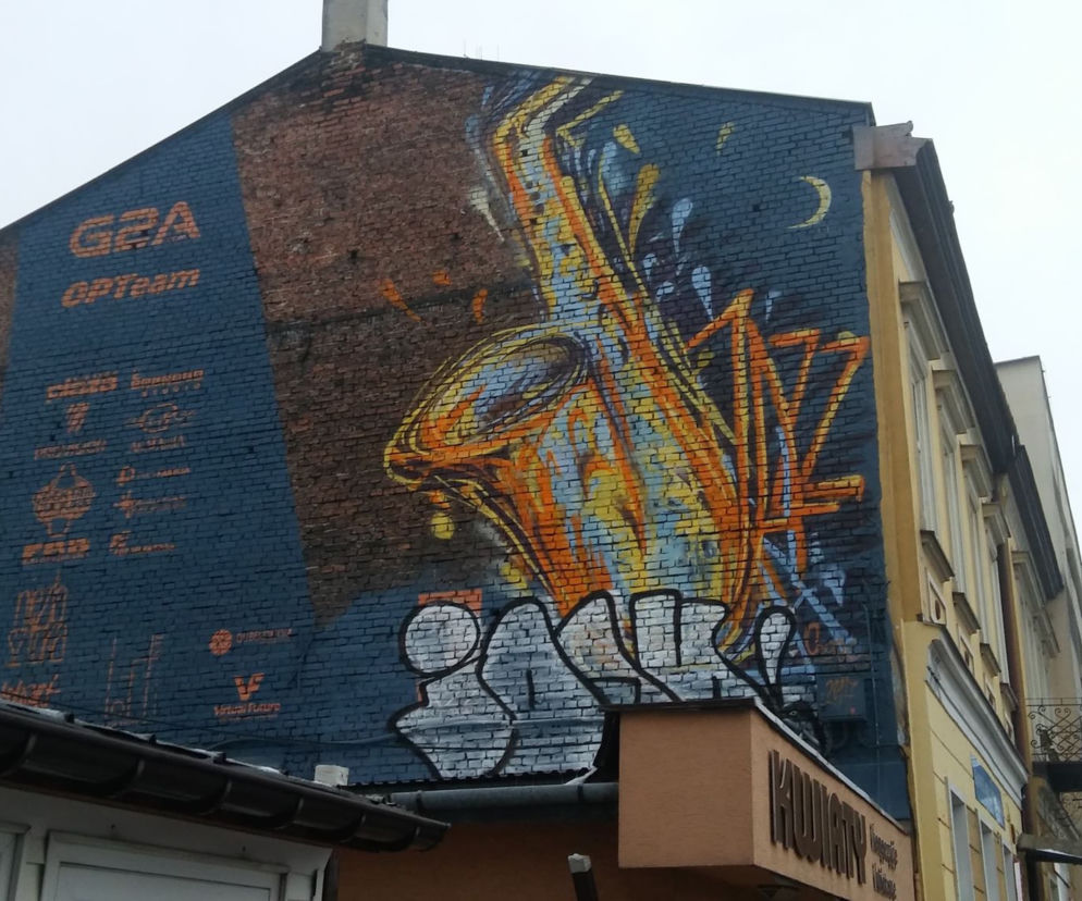 Walka na farby. Ktoś zniszczył mural przy Targowej
