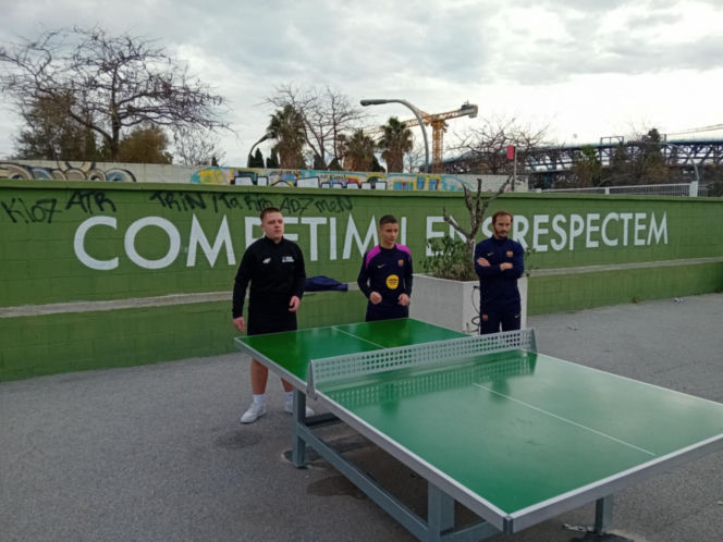 Piłkarze ze SP nr 9 w Barcelonie