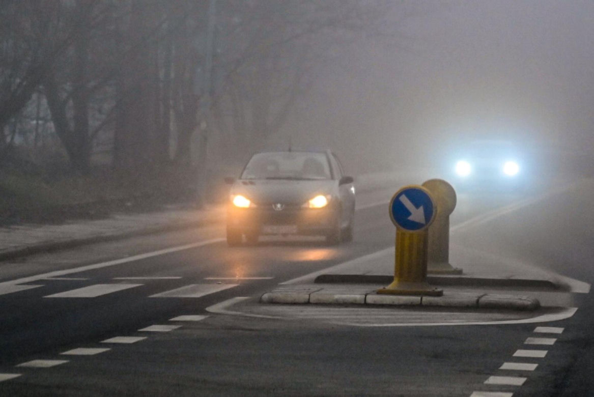 Gęsta mgła Szczecin 