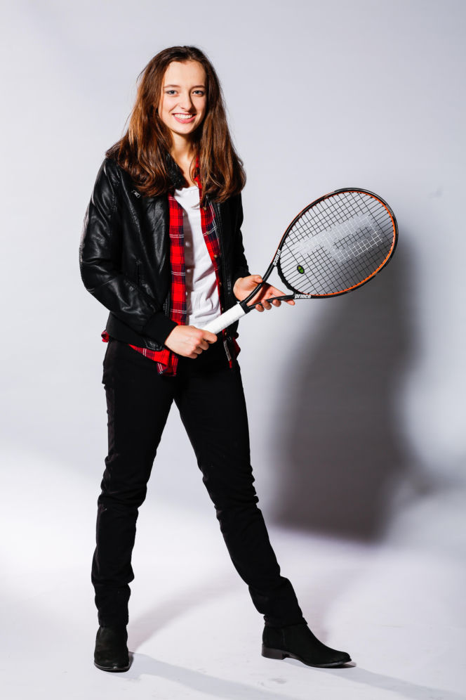 Iga Świątek jako 15-latka