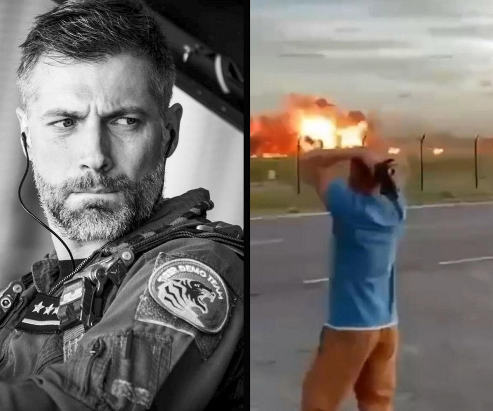 Mjr Maciej „Slab” Krakowian zginął w katastrofie lotniczej. Jego F-16 nagle runęło na płytę lotniska