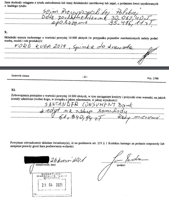 Duda i jego ogromny majątek