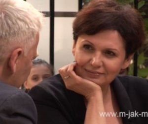 M jak miłość. Marysia (Małgorzata Pieńkowska),  Robert Bilski (Zbigniew Stryj)
