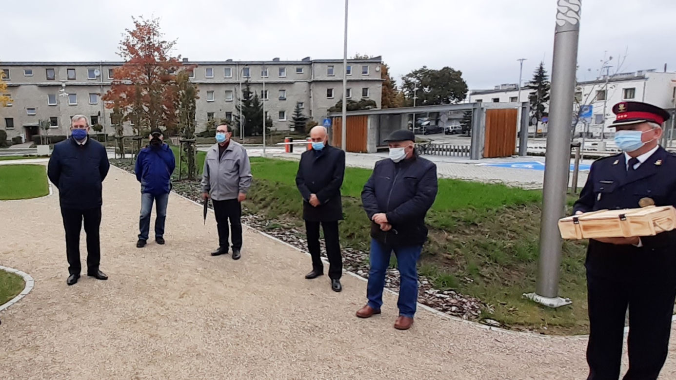 Kapsuła Dla Przyszłych pokoleń na Placu Iławskich Kolejarzy