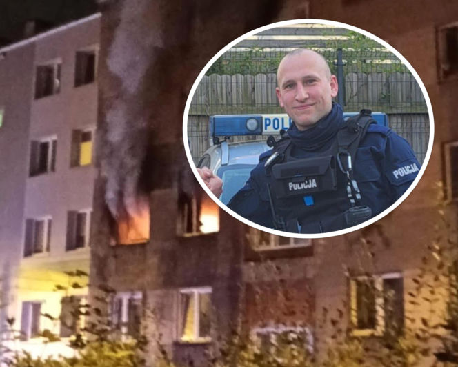 Łukasz Schon uratował z pożaru mieszkańców Chorzowa. Sam potrzebuje pomocy