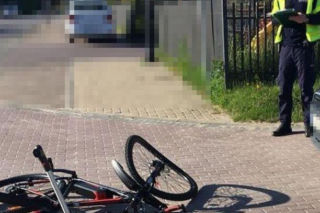 Wypadek w Wejherowie. 9-latka na rowerze wjechała prosto pod auto