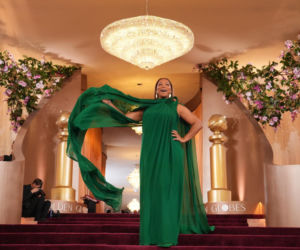 Pamela znów jest blondynką! Zobacz kreacje ze Złotych Globów