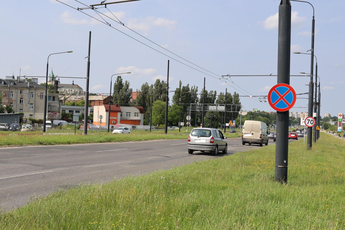 Tak wygląda al. Unii Lubelskiej w Lublinie przed przebudową (pierwsza połowa czerwca 2025)
