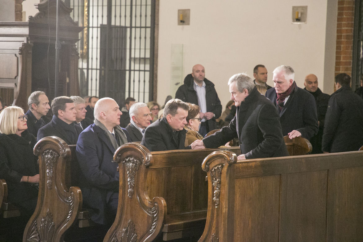 Msza święta w intencji tragicznie zmarłego prezydenta Gdańska Pawła Adamowicza
