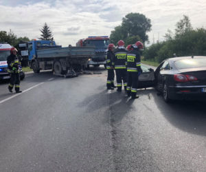 Wypadek na trasie Poznań - Gniezno