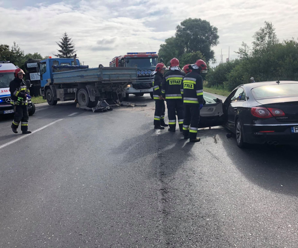 Wypadek na trasie Poznań - Gniezno