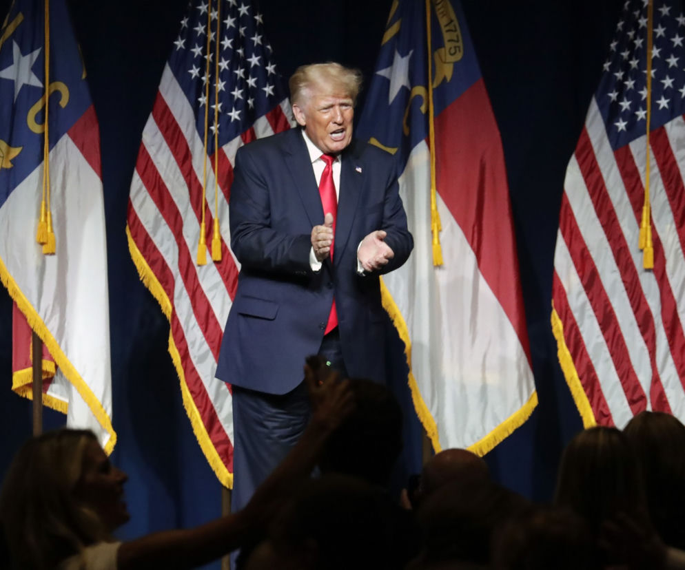 Awantura o spodnie Trumpa! Coś było nie tak