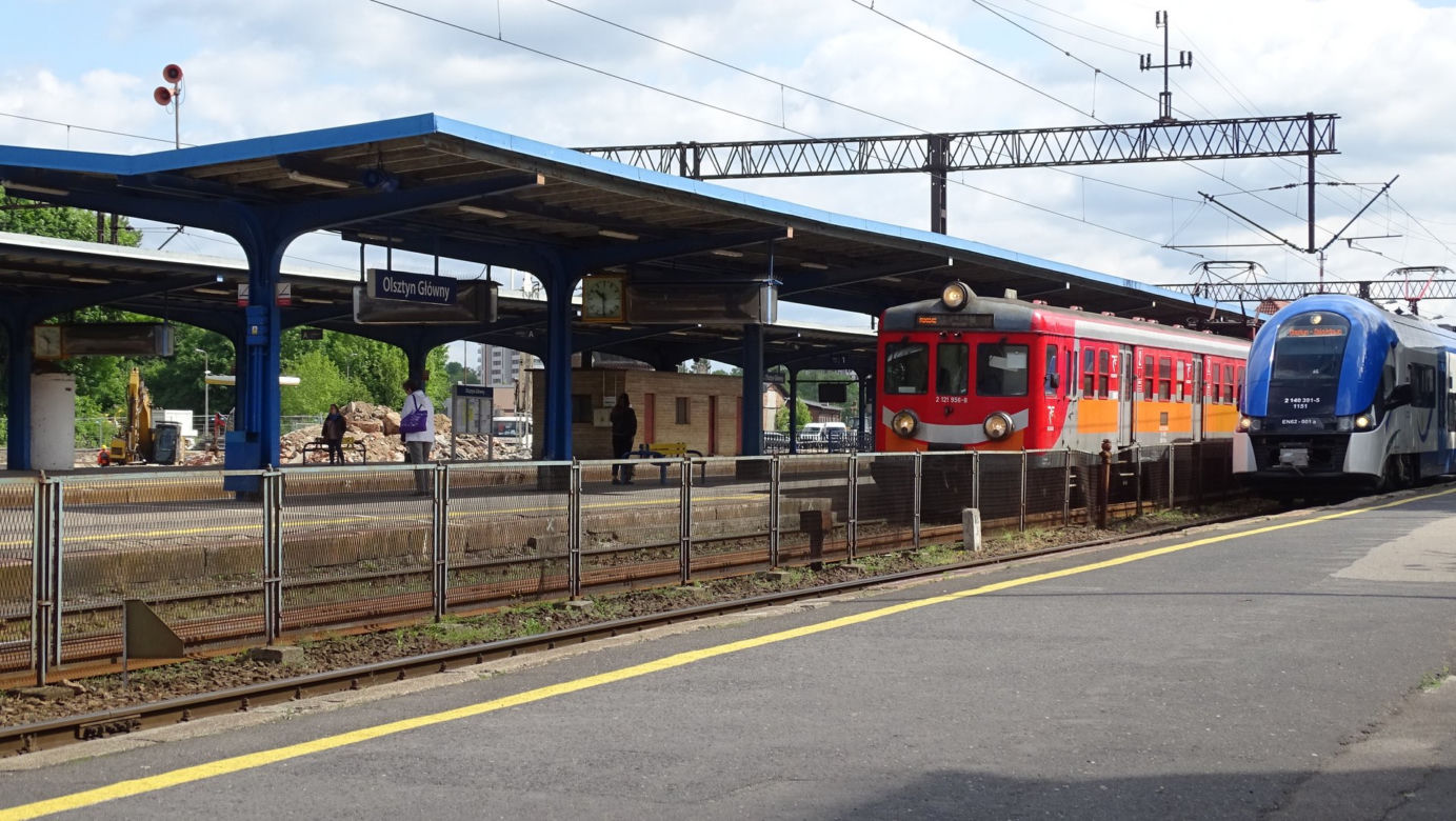 Stacja Olsztyn Główny. Postępują prace przy tunelu i torach [ZDJĘCIA]