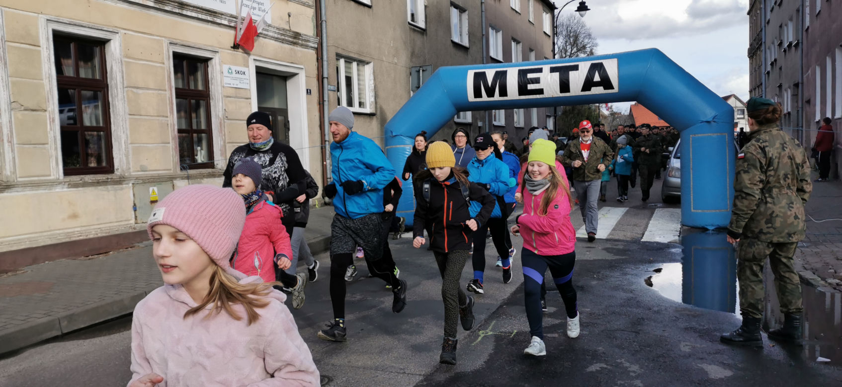 Biegali w Złocieńcu