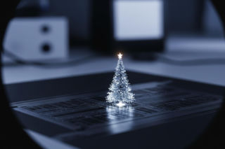 Mikroskopijna choinka. Niewiarygodne dzieło naukowców z Uniwersytetu Zielonogórskiego