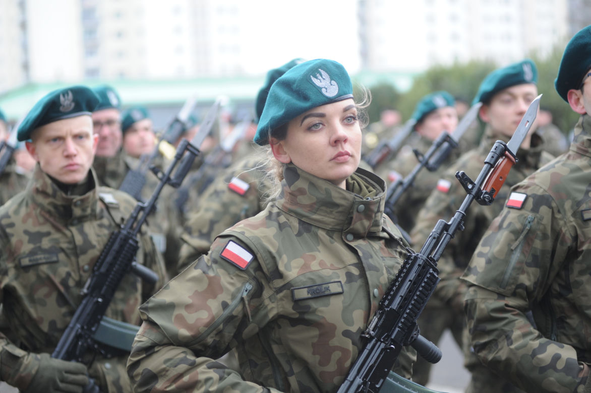 Ochotnicy złożyli przysięgę wojskową