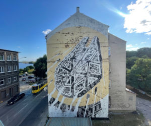 Nowy mural przy ul. Kolumba
